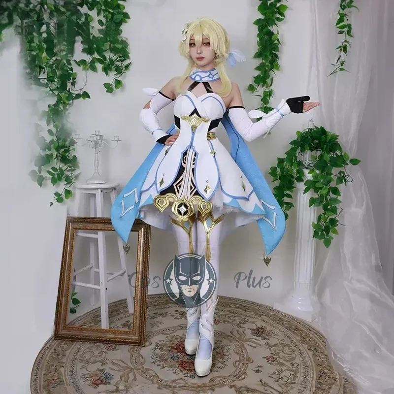 

SSR Lumine Cosplay Costume Lyumin Hotaru Traveler Sister Female Genshin Impact Set Halloween Xmas