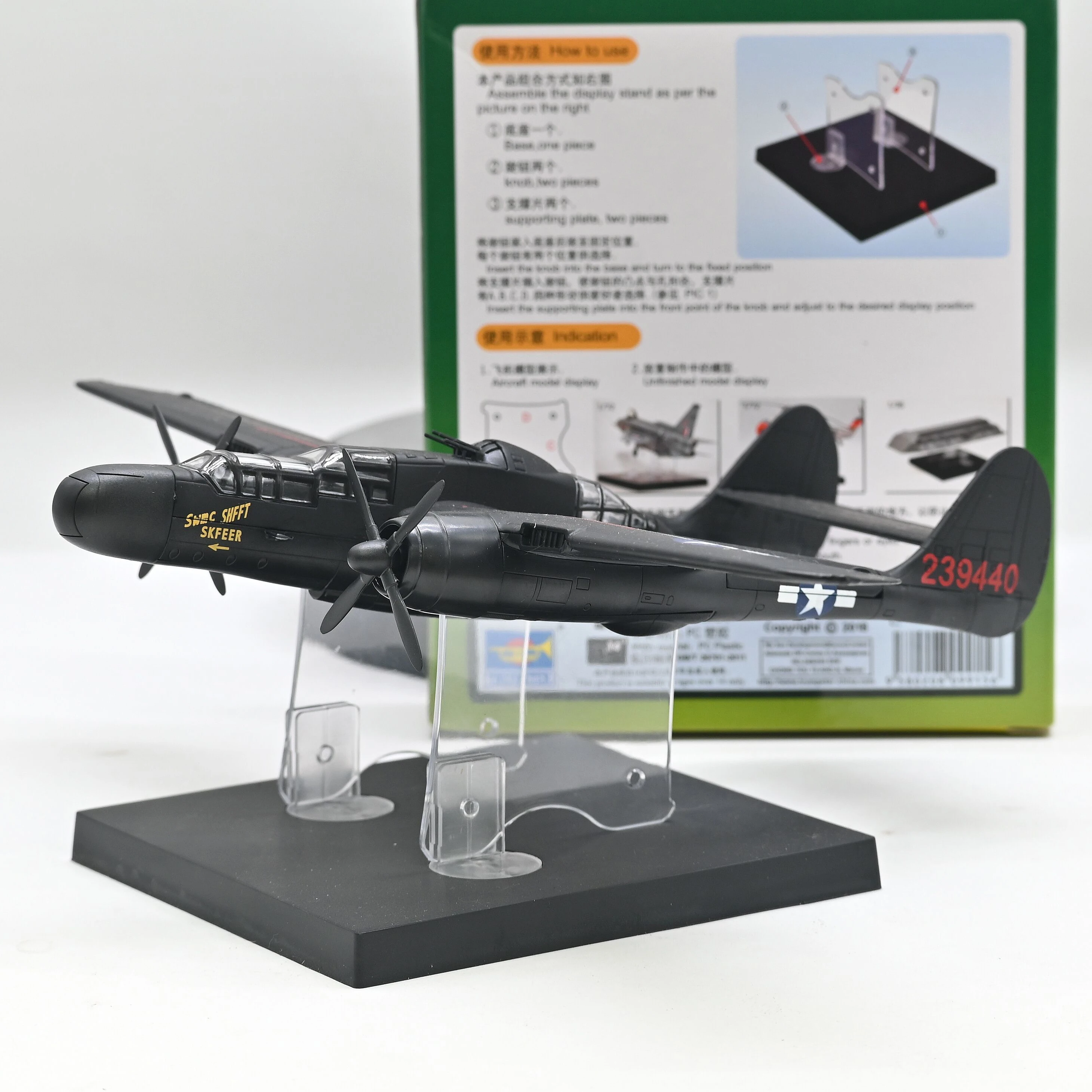 

No original packaging Diecast 1/72 Scale P61 Alloy Fuselage CHE14636 Finished Military Combat Aircraft Model Souvenir Ornaments