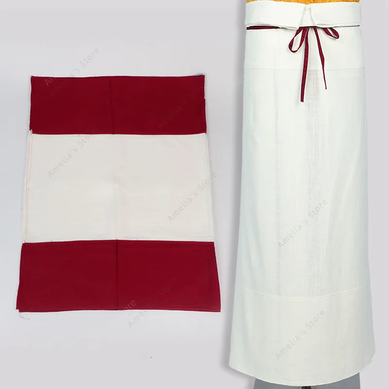 Authentic Tibetan Buddhist Lama Yogi Robe Set with Shawl Traditional Monk Outfit Men Women Meditation Practitioners Skirt Wrap