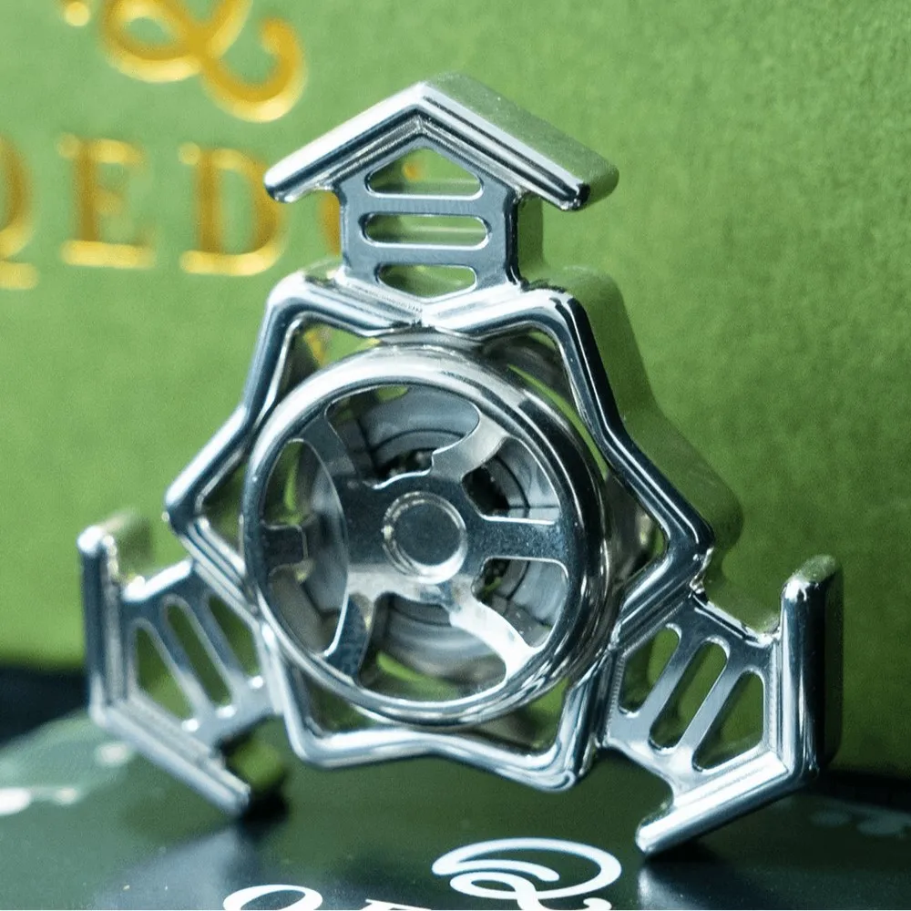 QEDC JING フィジェットスピナー プロフェッショナル ステンレス鋼 研磨済み オリジナル EDC ストレス解消 おもちゃ フィジェットスピナー