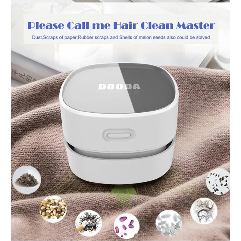 Xiaomi Handheld Desktop Vacuum Cleaner Mini Portable Table Dust Vacuum Table Sweeper Desktop Keyboard Cleaning Tool for Home