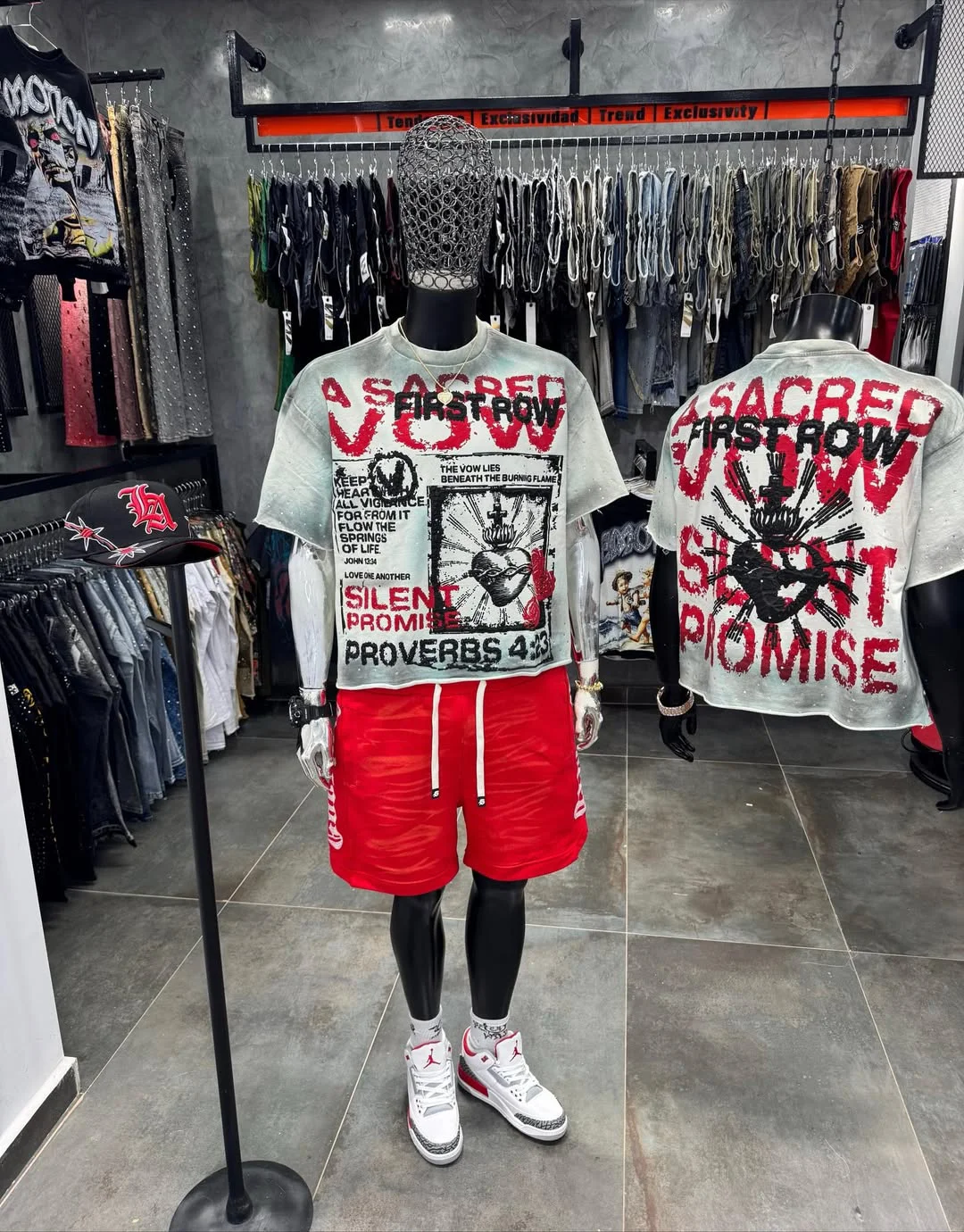 Camisetas holgadas de media manga con cuello redondo y estampado de letras completas populares de calle Retro americana, camisetas holgadas de serie de estilo deportivo diario, novedad