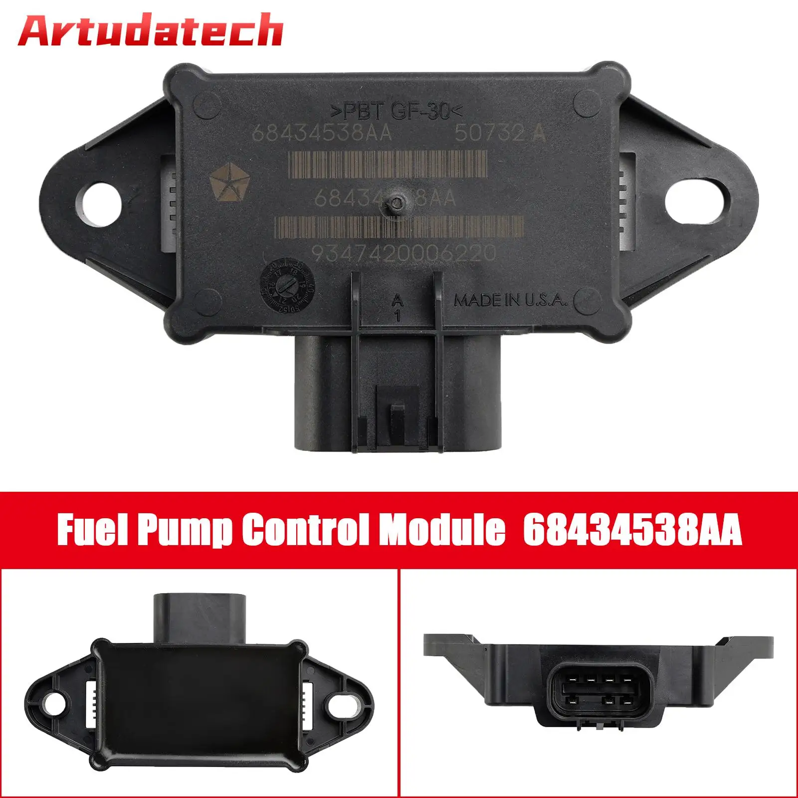 Artudatech Fuel Pump Control Module 68434538AA for Chrysler Pacifica 2019 2020 2021 2022 2023 2024 Car Accessories