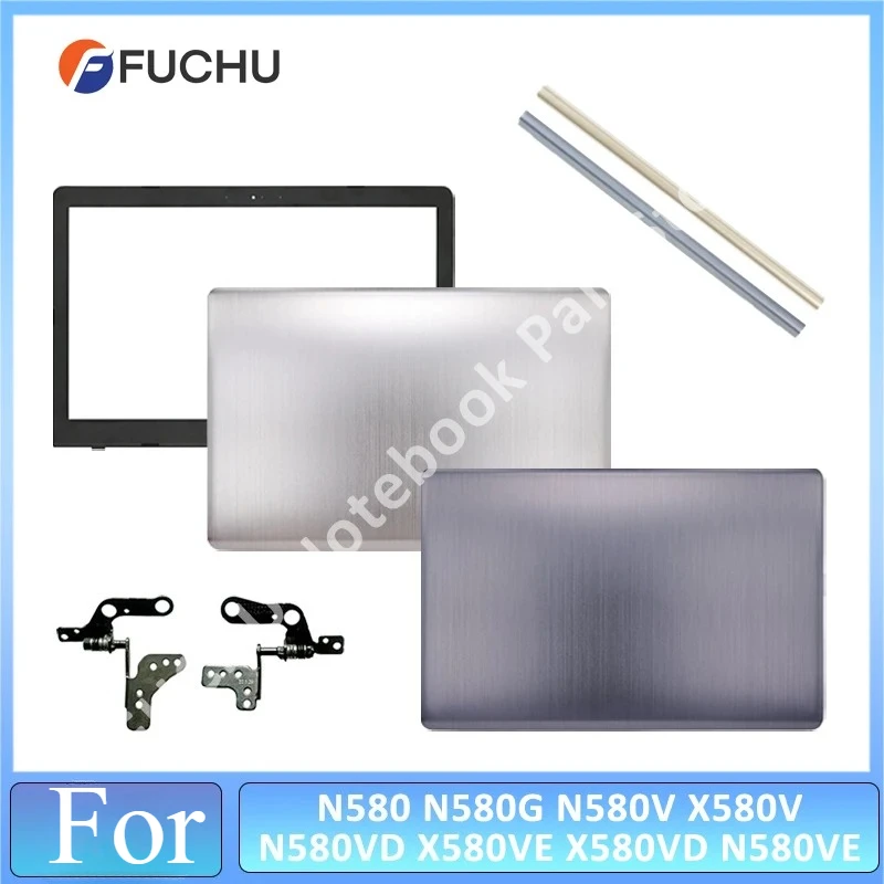 

Laptop Replacement Housing Case For N580 N580G N580V X580V N580VD X580VE X580VD N580VE Plastic LCD BACK Cover/Bezel Hinges