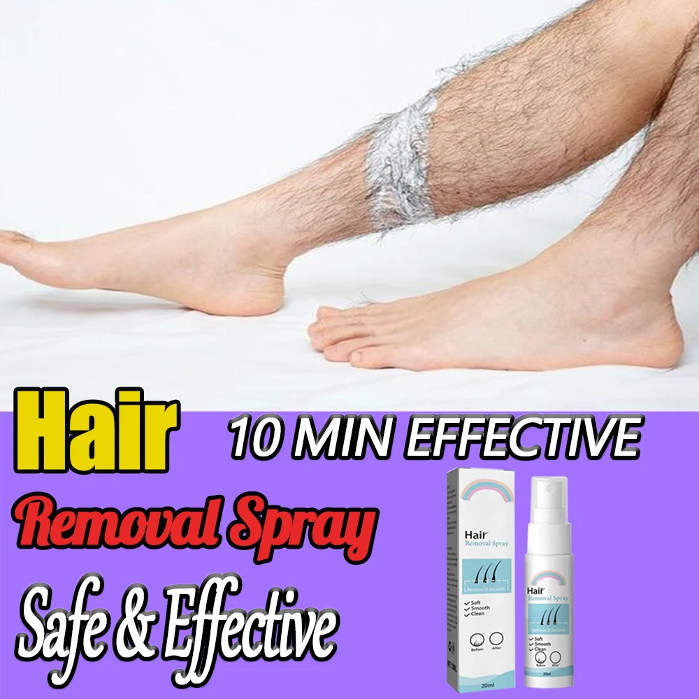 Fast Safe Permanent Hair Removal Spray Painless Hair Remover Armpit Legs Arms Hair Remover for Lady Man