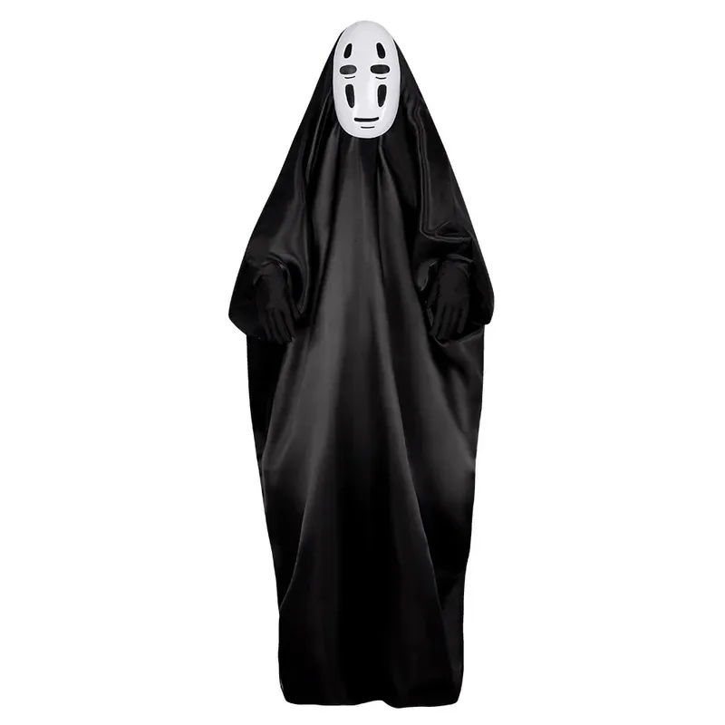 

New Japanese Faceless Male Role Playing Costume Suitable for Both Men and Women Halloween Anime Carnival Party Adult Costume Inc