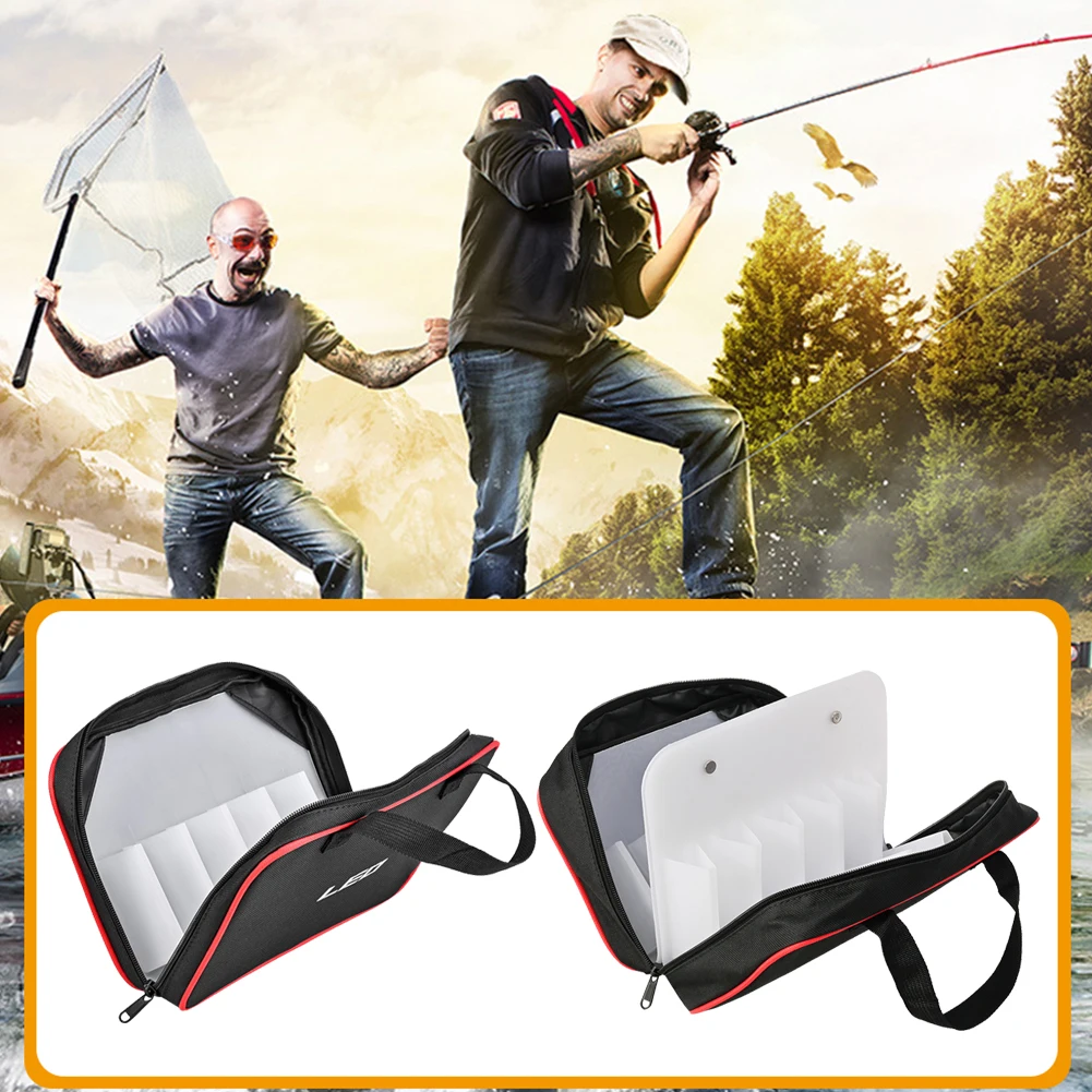 Fishing Accessories Lure Bag Portable Storage Lure Case Holder Waterproof with Zipper Lightweight Outdoor Anglers Tool