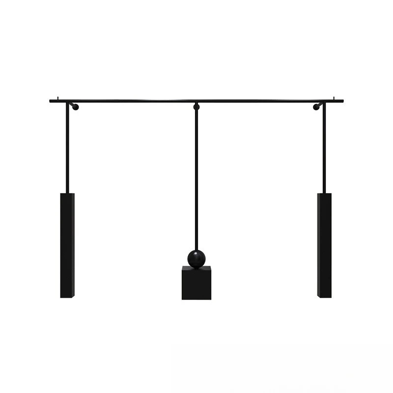 Clothing store display rack stainless steel black paint hanger