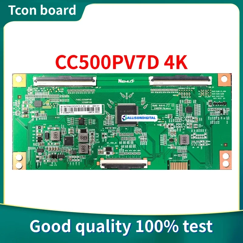 Новая плата обновления белого штрих-кода CC500PV7D 4K Logic TV Tcon Board