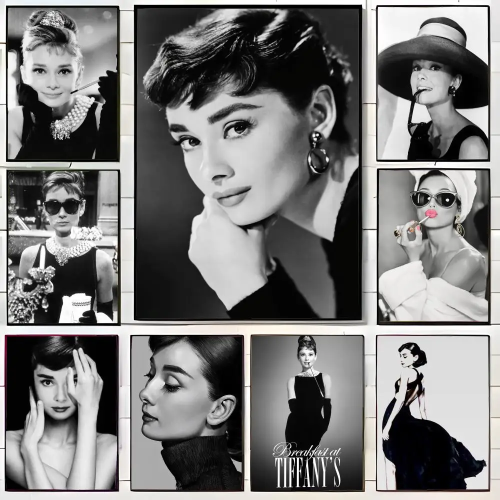 poster-audrey-hepburn-impressao-de-arte-de-parede-mural-decorativo-decoracao-de-casa-presente-sem-moldura