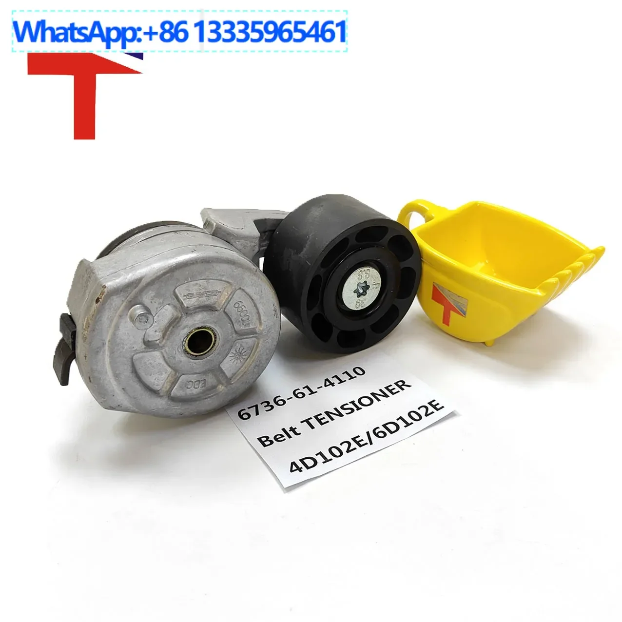 

Tension pulley 6736-61-4110 for construction machinery 4D102E 6D102E engine parts