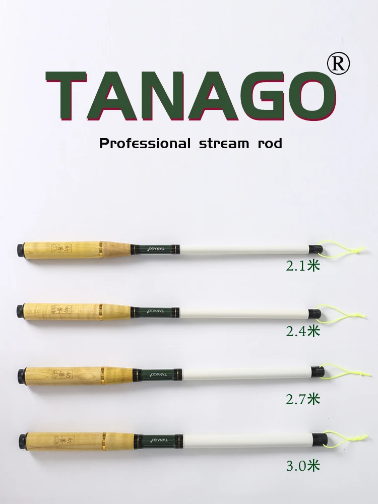 Imagem -02 - Tenkara-pequeno Carbono Telescópico Fishing Rod 46 Tune Mini Stream Fly Fishing Rod Creek Tanago Seções Curtas Pole Set