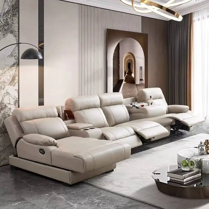 

Accessories Electric Recliner Sofa Living Room Gray Sleeper Electric Recliner Sofa Apartments Relax Canape Lit Luxury Furniture
