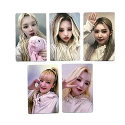 5pcs/set Kpop Idol Lomo Cards (G)I-DLE I LOVE Photocards Photo Card Postcard for Fans Collection