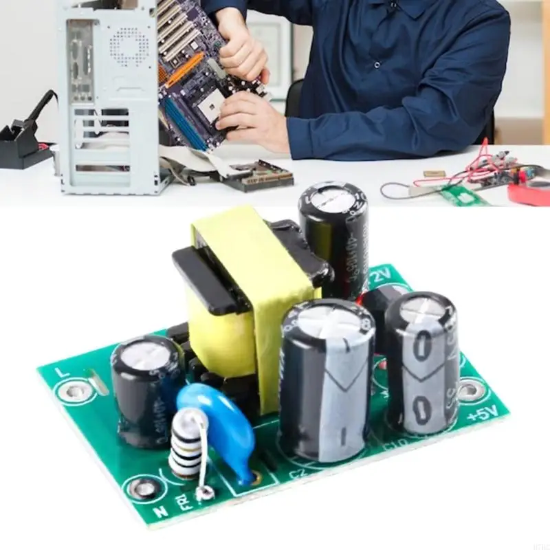 H7BC ACDC Power Module Board with Two Output Converts AC 110V 220V to DC5V and 12V for Devices