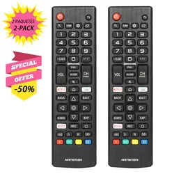 2-Pack AKB75675304 New Replaced Remote Control AKB75675301 AKB75675311 AKB75675608 for L G Smart TV 55UM69 32LM570BPUA
