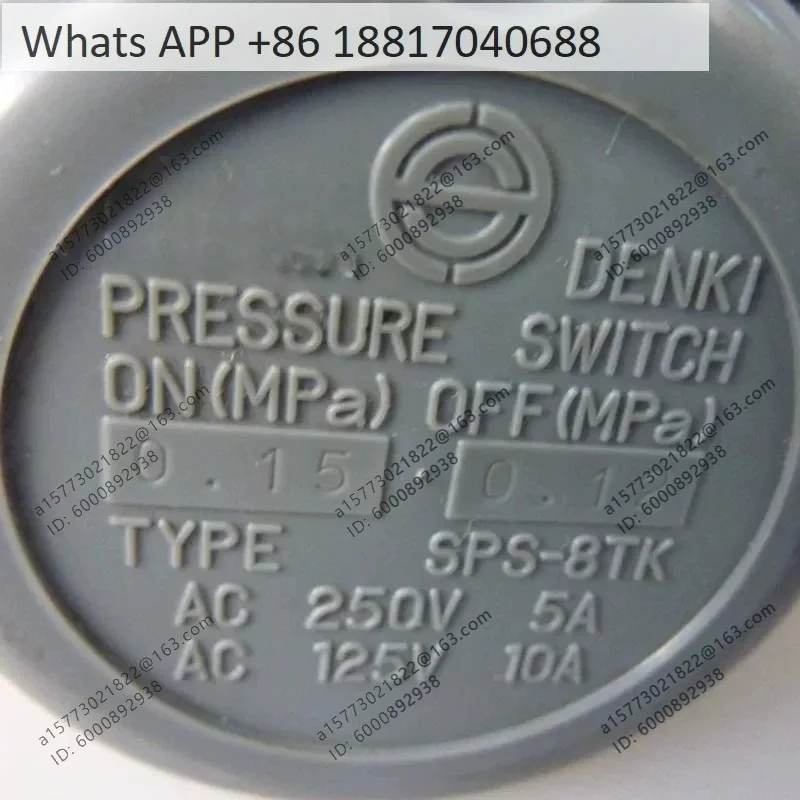 SPS-8TK Japan, Sanwa Electric Machinery Manufacturing Institute Pressure Switch, Quality Assurance