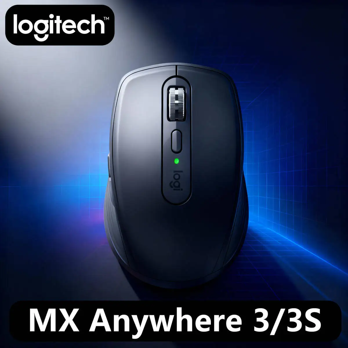 

Logitech MX Anywhere 3S Ergonomic Wireless Mouse, MagSpeed Wheel, 8000 DPI, Silent Clicks, Logitech Flow, USB-C Charge, Windows