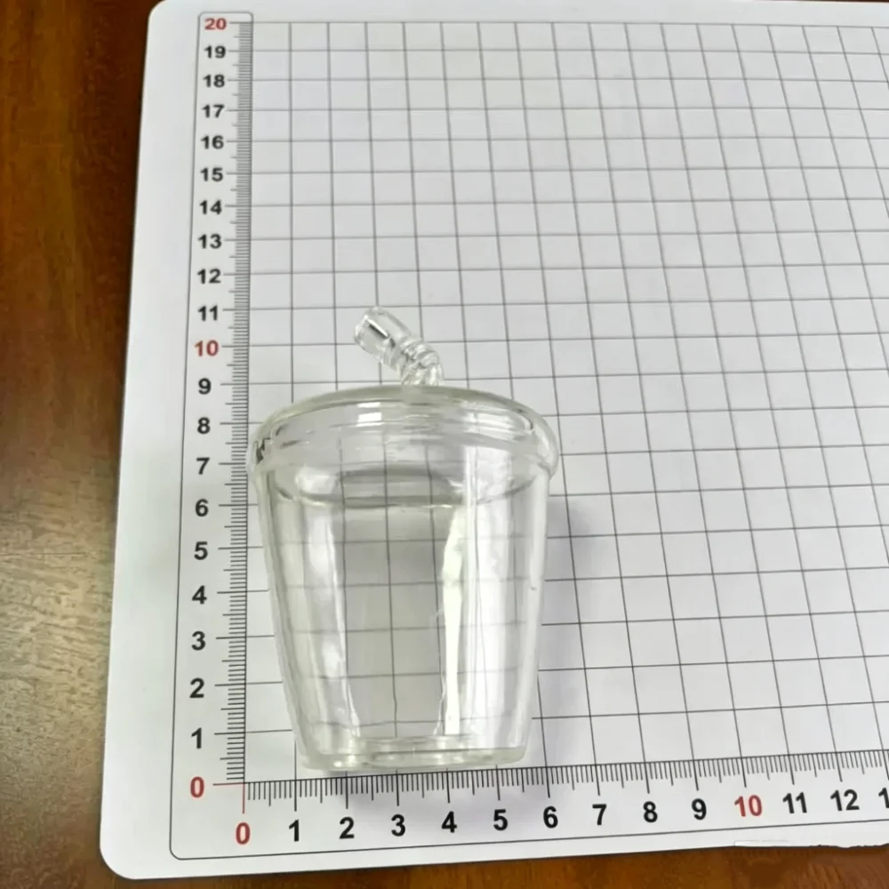 Straw Cup DIY Empty Ball Skin Transparent Fillable DIY Pressure Ball Kit Soft TPR Skin Mold Handmade Ball Skin