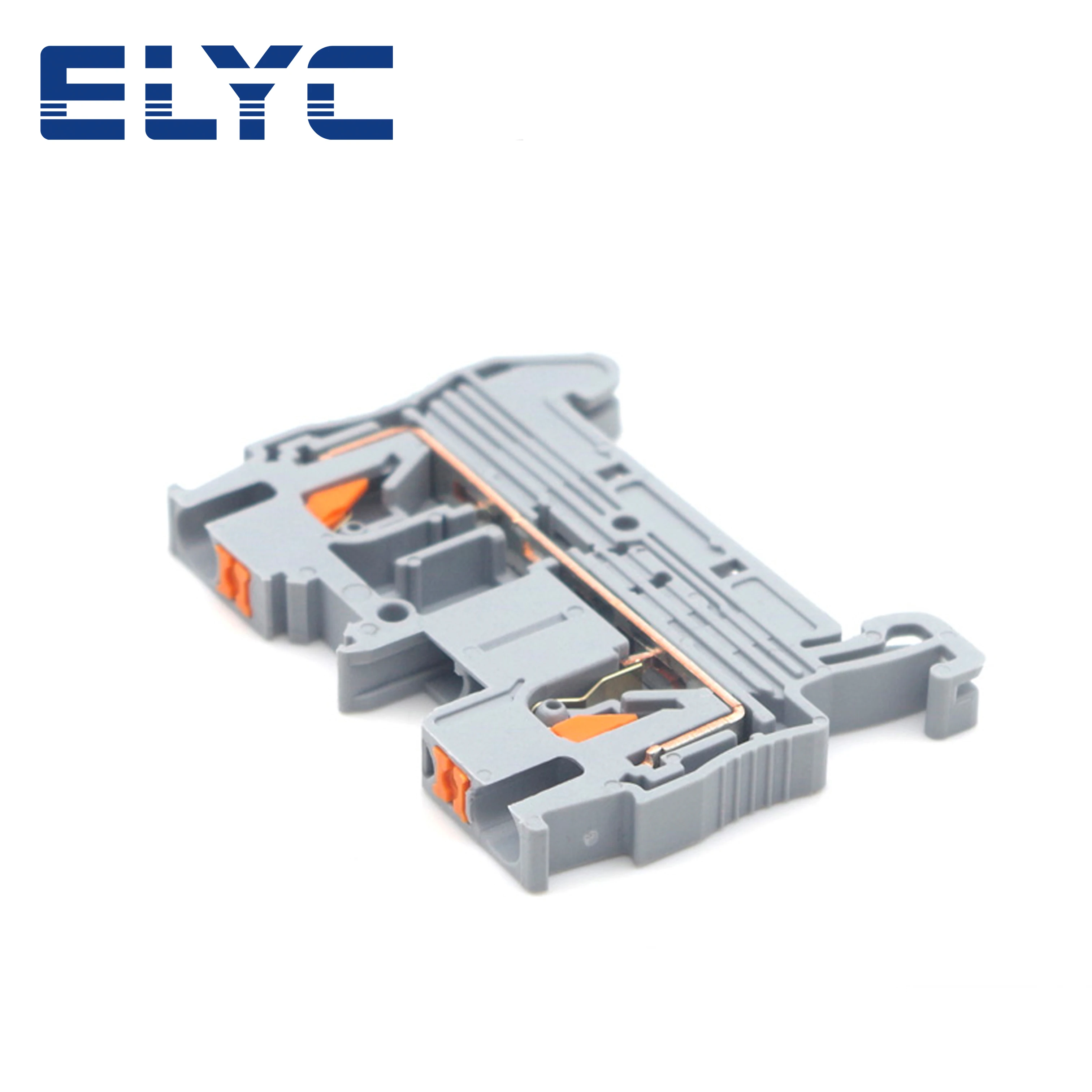 Imagem -04 - Push-in Terminal Primavera Plug Cabo Screwless Bloco Terminal Elétrico Ns35 Trilho Din Pt2.5 25 Milímetros 100 Pcs