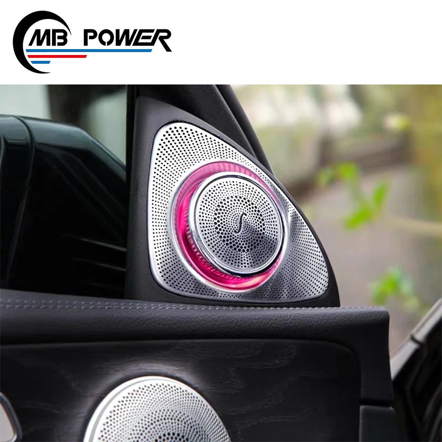 W205 Car Audio System for C Class W205 Sound Audio Speaker with 3D Rotating Treble Speaker 3D Rotating High Loud Speaker