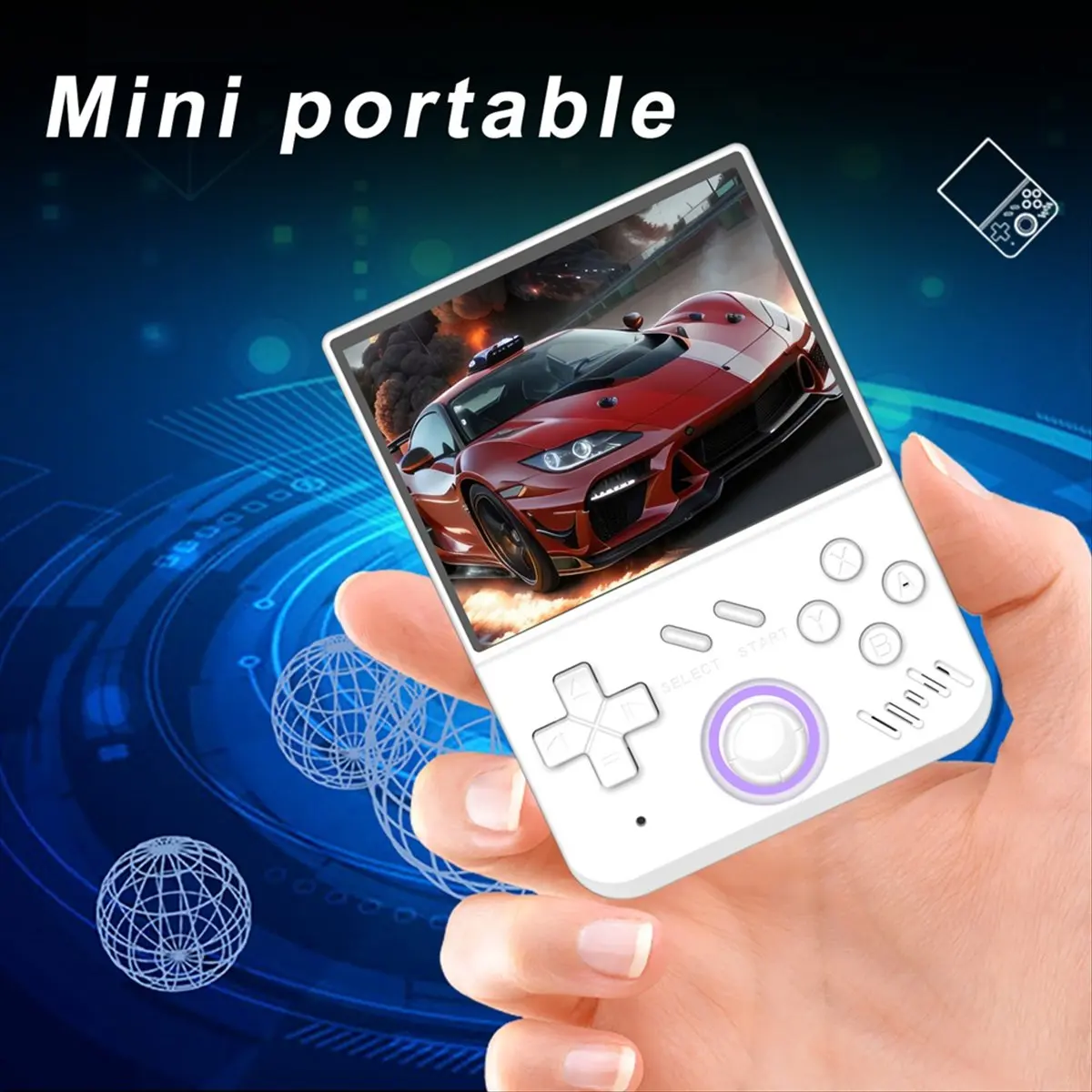 A207Z R36 Mini Retro Handheld Game Console MY Mini 64GB 3.5inch IPS Screen Video Game Console Linux Supports 30+ Simulators B Re