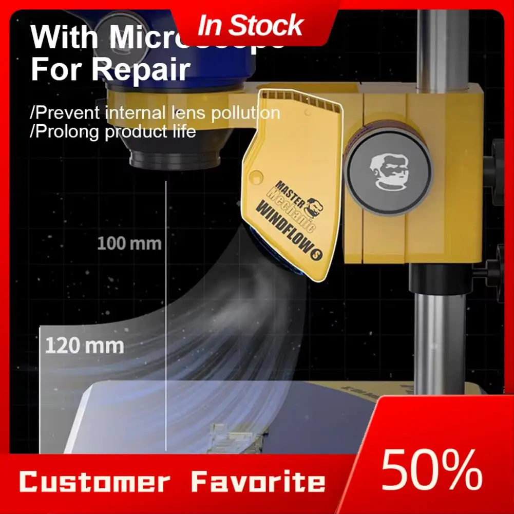 

Top Sale MECHANIC Windflows Fume Extraction Instrument For Microscope Motherboard PCB Repair Portable Welding Fume Extractor
