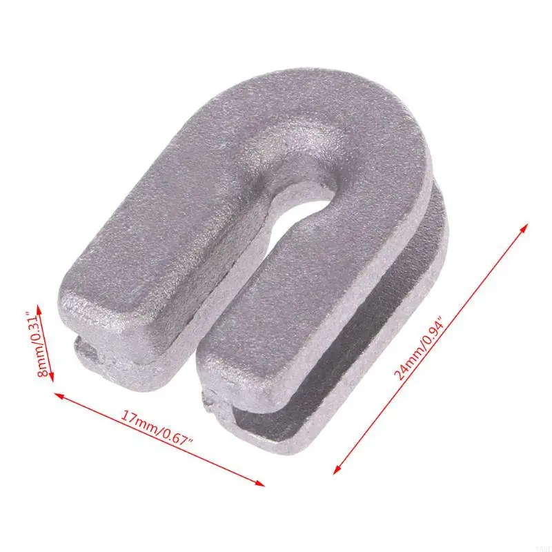 Y55E 4PCS Tông đơ cho màn hình đầu cho máy cắt bàn chải p25 thay thế