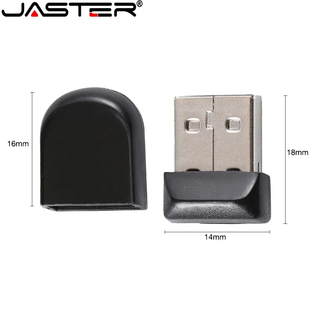 JASTER Mini Metal USB Flash Drive Super tiny Pen Drive Waterproof USB Memory Stick 64GB 32GB 16GB 8GB 4GB Business Gift Pendrive