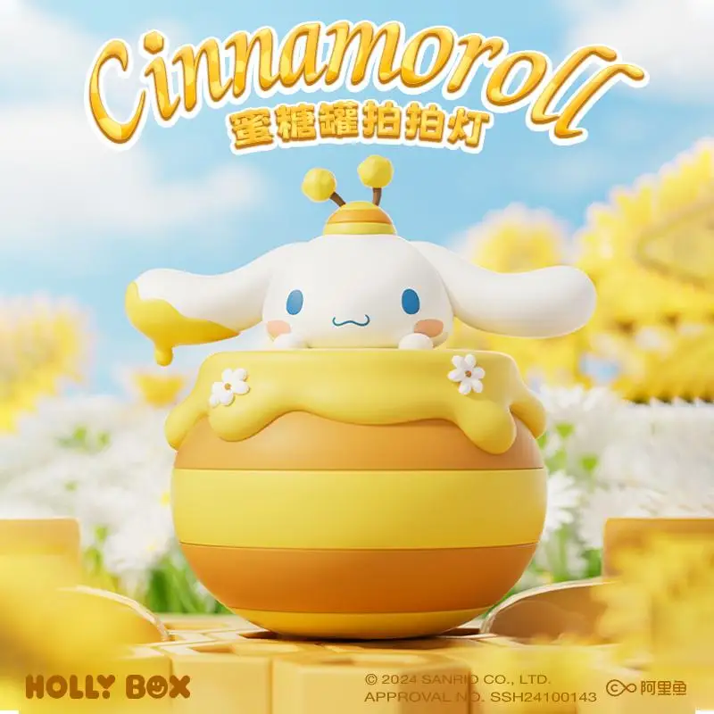 Originele Cartoon Sanrio Cinnamoroll Honey Pot Series Kloplicht Cartoon Sfeer Nachtlampje Vakantiecadeaus voor kinderen