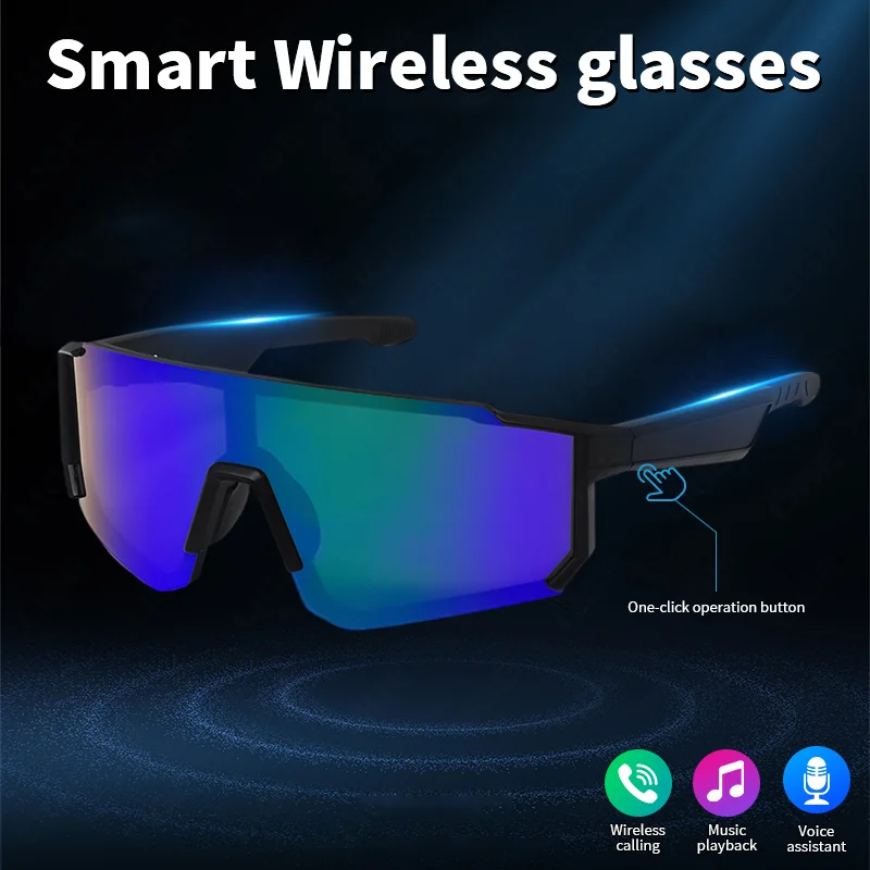 

LIGE новые умные велосипедные очки для мужчин AI Voice Assistant умные солнцезащитные очки для спорта на открытом воздухе Bluetooth вызов музыка умные очки для женщин