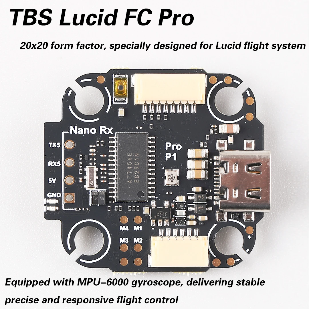 TBS Lucid FC pro Stack Compact Frame for FPV Multirotor Drone - Compact Size