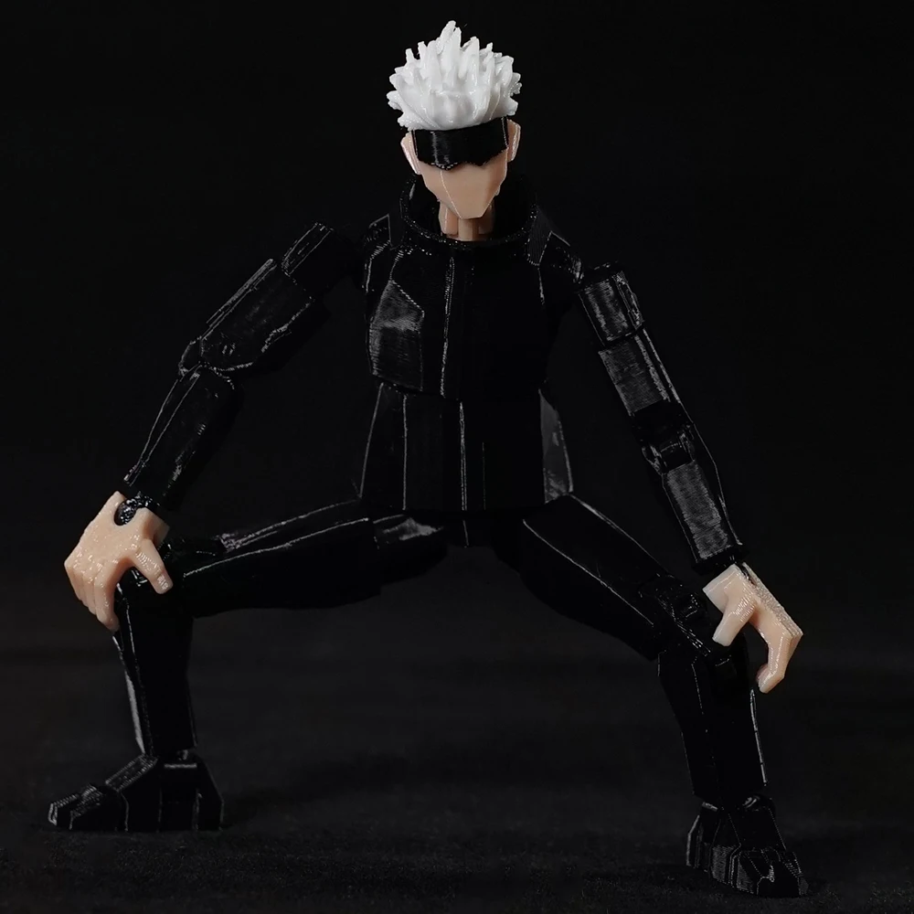 3D impreso Gojo Satoru Jujutsu Kaisen Anime multiarticulado Shapeshift juguetes figuras de acción maniquí modelo adornos regalos