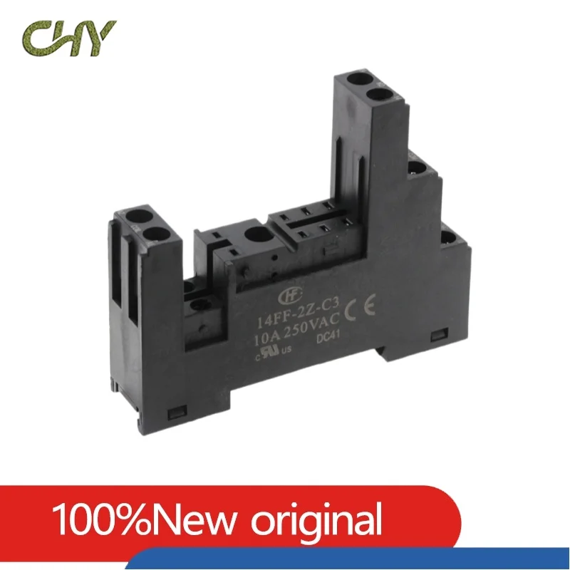 Brand New 14FF-2Z-C3 DIN Rail Base Compatible with 115F 140FF 14FW 14FF Original Genuine Relay Base