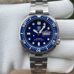 STEELDIVE SD1972 NH36 Movement Fully Automatic Mechanical Men's Wristwatch Swiss Luminous 20Bar Waterproof Luxury Diving Watch