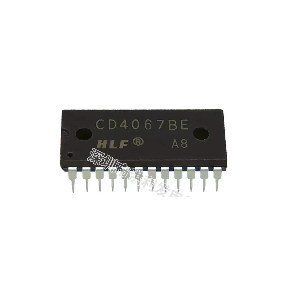 (10 pcs) CD4067BE DIP-24 CD4067 Single 16-Channel Analog Multiplexer/Demultiplexer CMOS 3V-18V
