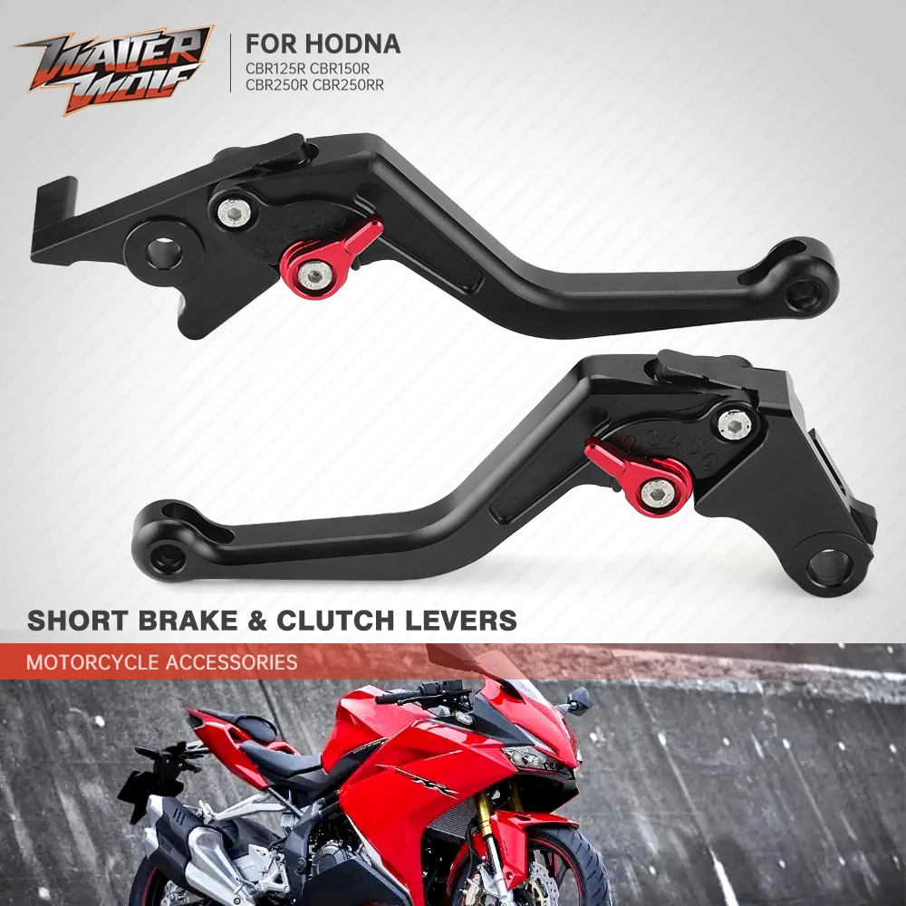 

CBR250R CBR250RR Short Brake Clutch Levers For HONDA CBR125R CBR150R CBR 250R 125R 150R Motorcycle Accessories Adjusted Handles