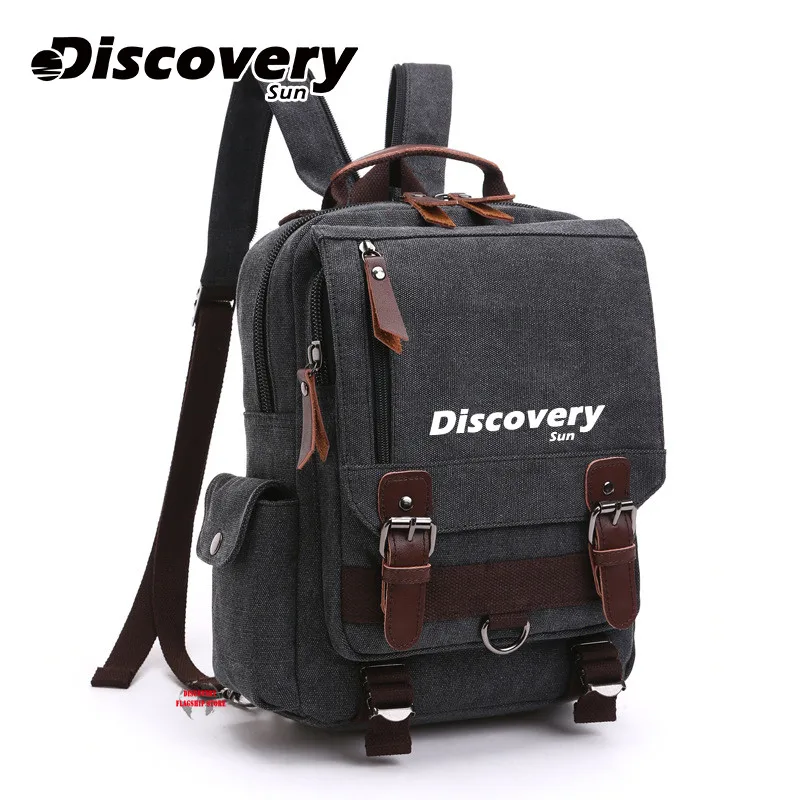 DISCOVERY-SUN Retro Travel Backpack Multifunctional Laptop High Quality Business Camping Backpack Youth Fashion Backpack