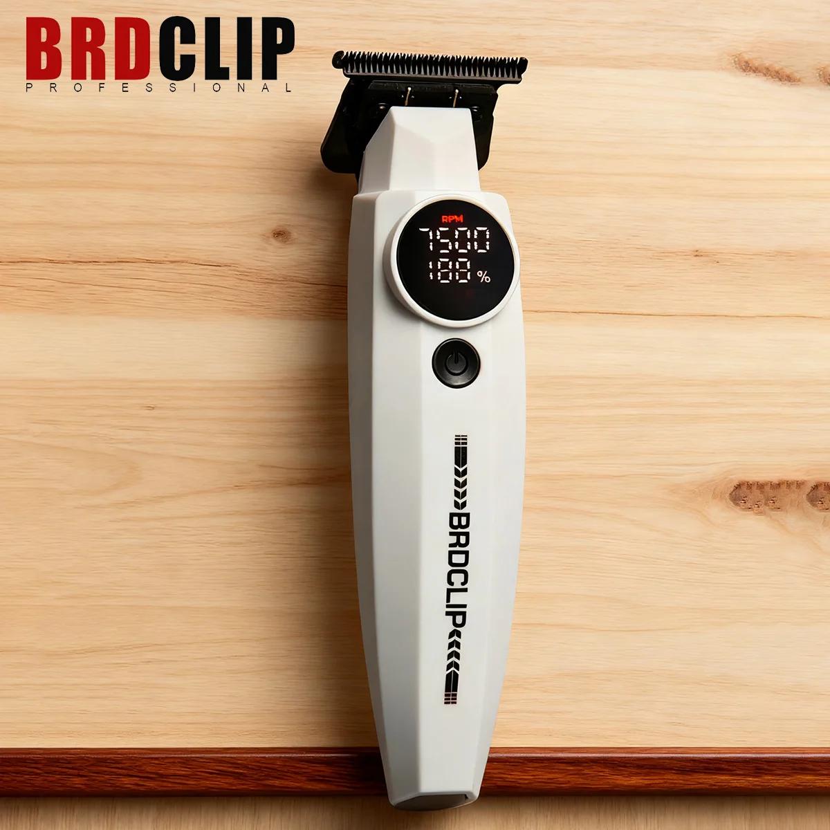 

Профессиональный триммер для волос 7500 об/мин BRDCLIP BRD-137, электрическая машинка для стрижки DLC, керамическое лезвие, салонный финишер, мужская парикмахерская, 1500 мАч