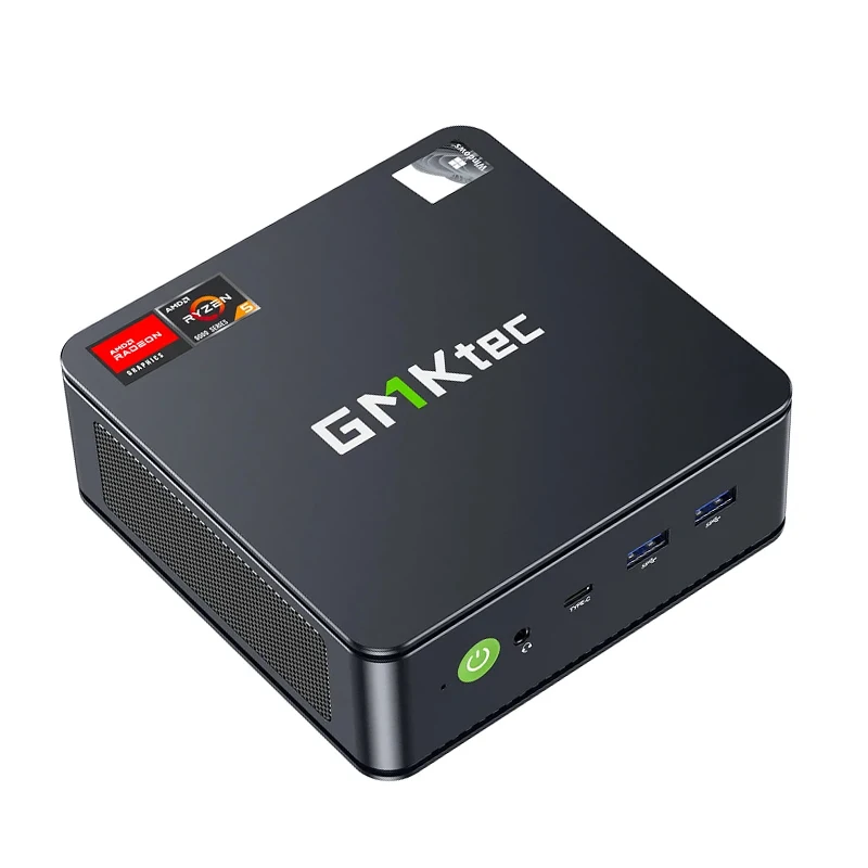 GMKtec M6Ultra Mini PC AMD R5-7640HS com Radeon 760M Gráficos RAM 6/32/64GB ROM 256GB/512GB/1TB/2TB Bluetooth5.2 WIFI6 3A Jogo