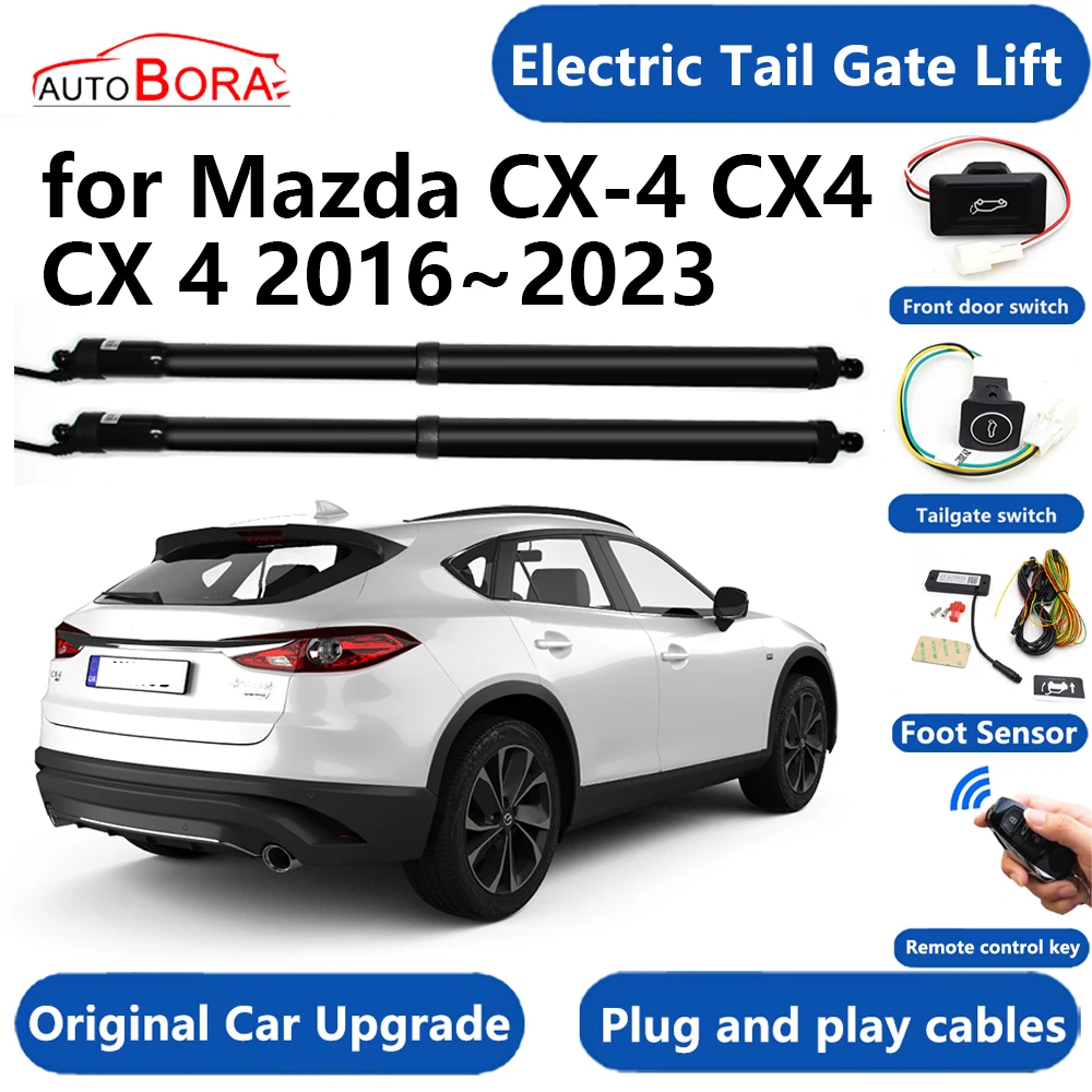 

AutoBora Car Electric Tail Gate Lift System Power Liftgate Kit Auto Automatic Tailgate Opener for Mazda CX-4 CX4 CX 4 2016~2023