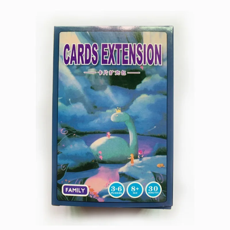 Jeu de cartes Icidal Strations pour enfants, version d\'extension bleue, jeu de société familial, 3 à 6 ans plus tard, 110 cartes