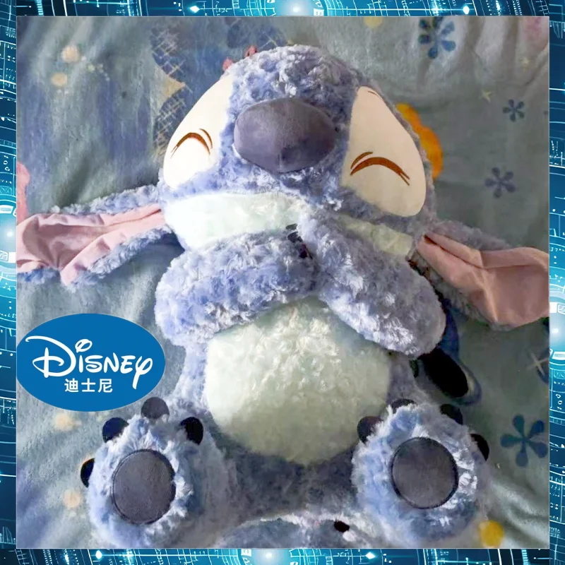 

Disney 32/45/60cm Stitch Plush Doll Soft Hug Interstellar Baby Pillow Curly Cartoon Character Birthday Gift Stuffed Animal Toy