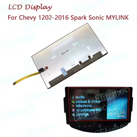 7" LCD Display Touch Screen For Chevy Spark Sonic MYLINK 2012-2016 Radio Navigation LA070WV1-TD05 LA070WV1(TD)(05)