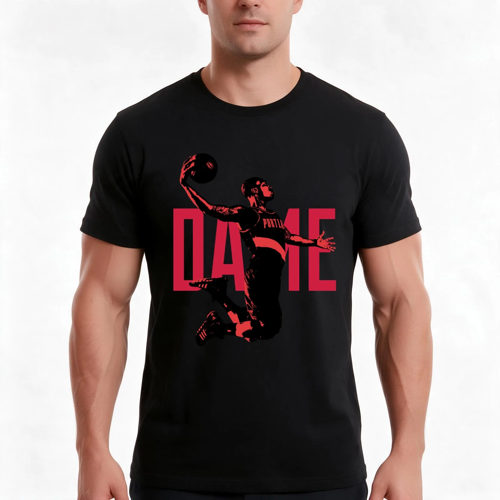 THE DAME T-Shirt, Summer Casual Cotton Tee, Oversized Streetwear Tops, Vintage Graphic Print, Loose Fit Short Sleeve
