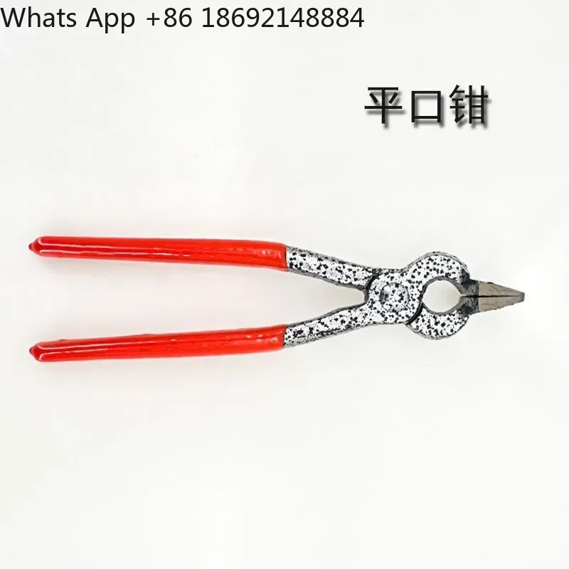 Leather Flat-Mouth Pliers for DIY Handmade Leather Crafting Gold Edge Pressing Pliers for Folding and Finishing Leather Edges