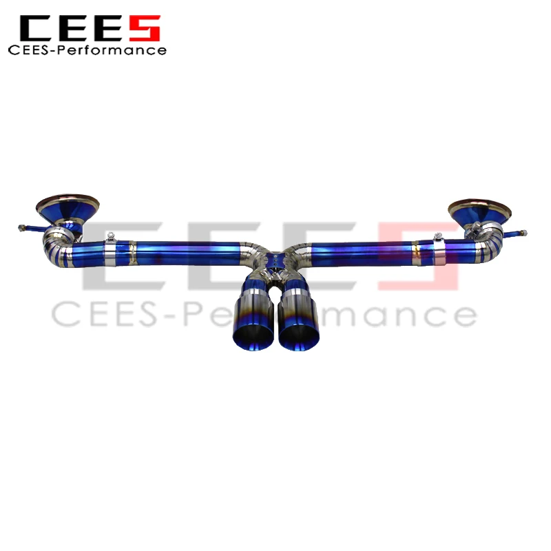 

Cees Catback выхлопные трубы для Porsche 911 992 GT3 RS 4,0 2017-2023, гоночная прямая выхлопная труба, выхлопная система автомобиля