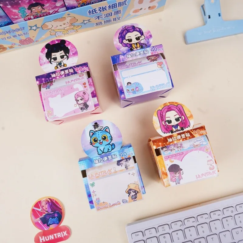 KPop Demon Hunters Rumi Mira Zoey Derpy Anime merchandise Creatieve Cartoon Post-it Notes Student Notes Plakken Teken Post-it Notes