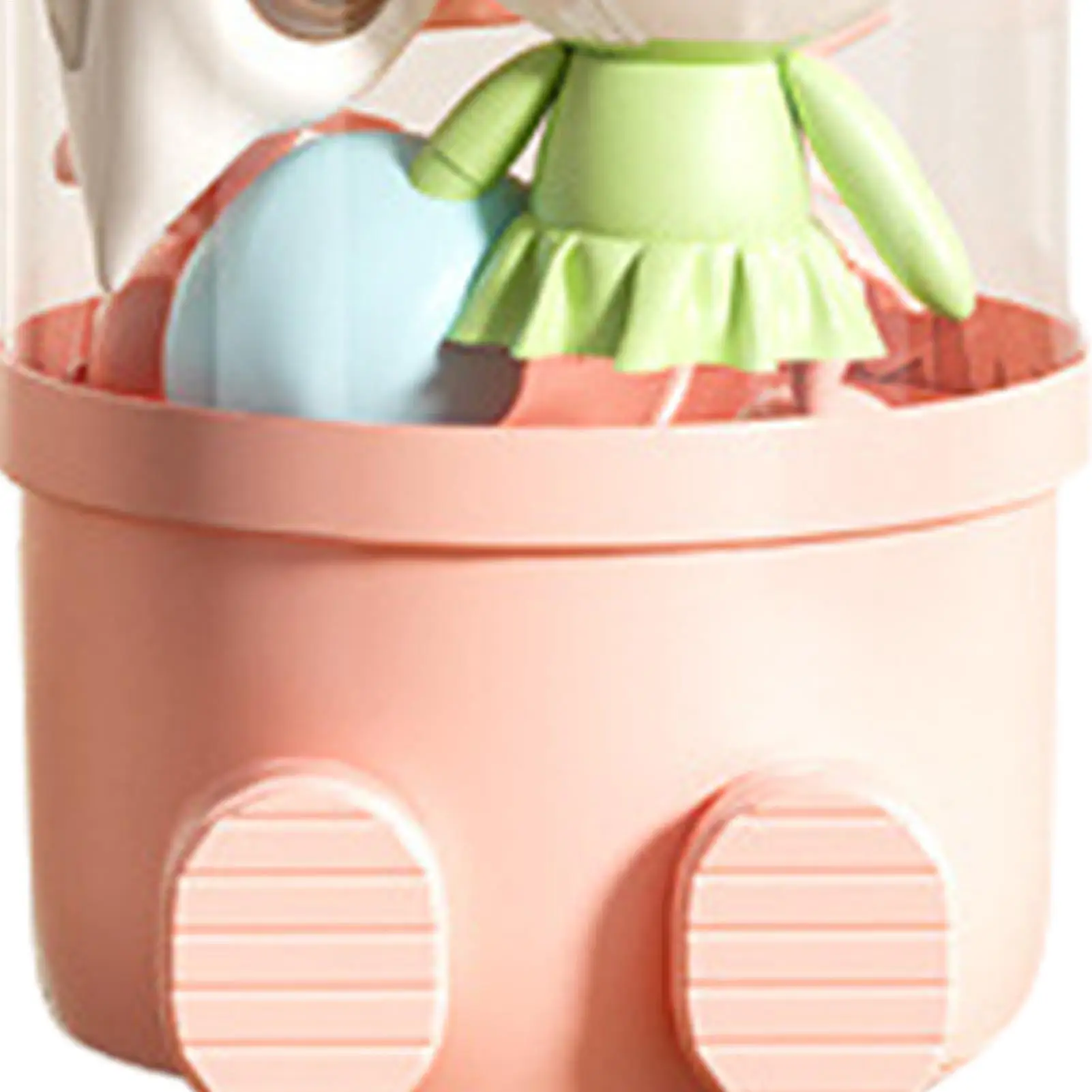 أنبوب حيوانات محشو 63.7 بوصة منظم حيوانات محشو شفاف دمية عرض دلو 4 طبقات حامل دمية للأطفال في الحضانة