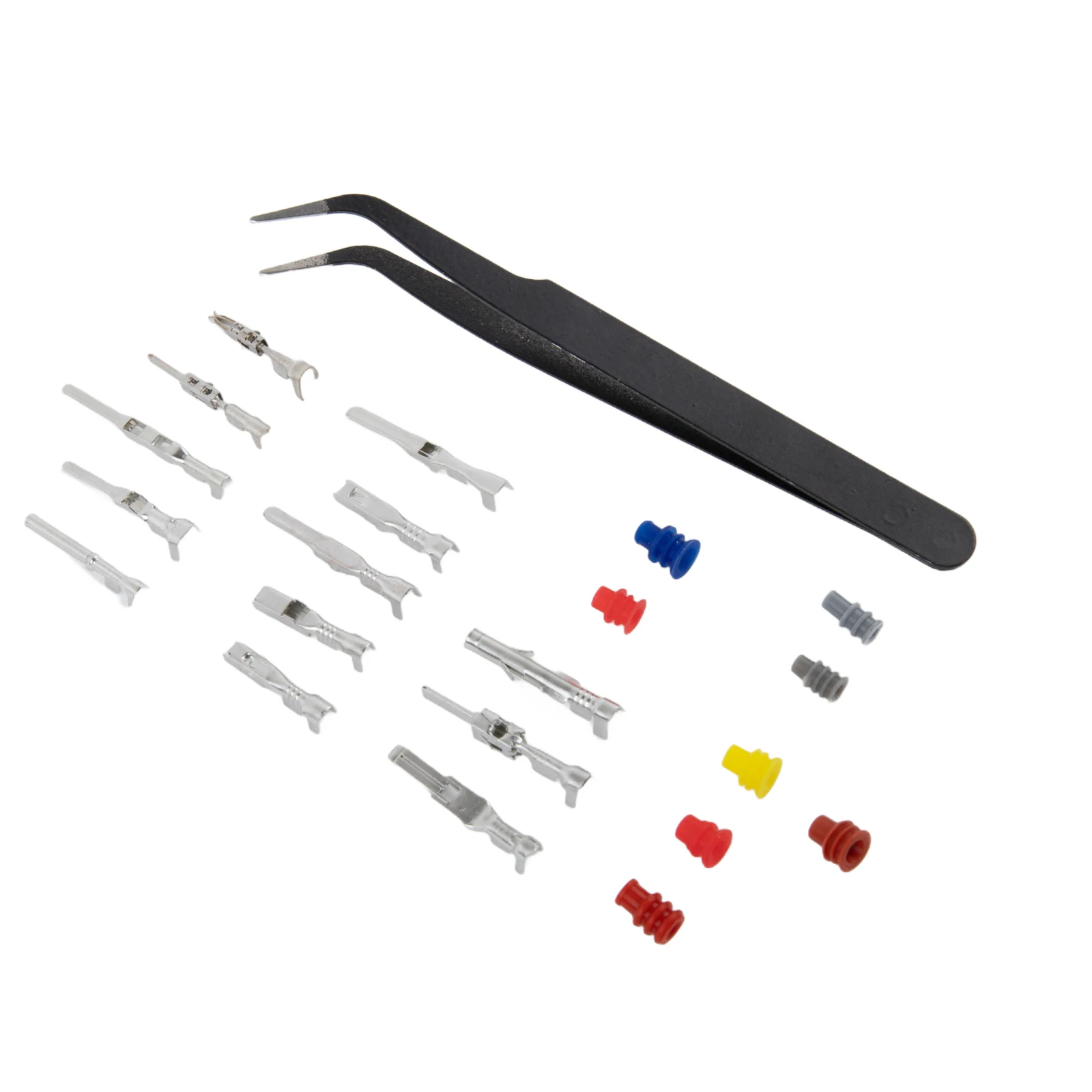 

500 Pieces Electrical Connector Kit Removal Electrical Connector Multiple Sizes 1-3.5mm Tin-Plated Copper Material